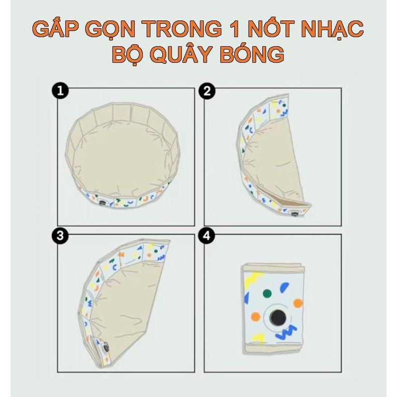 Nhà Banh Cho Bé Holla Quây Bóng Bể Bơi Đa Năng Gấp Gọn