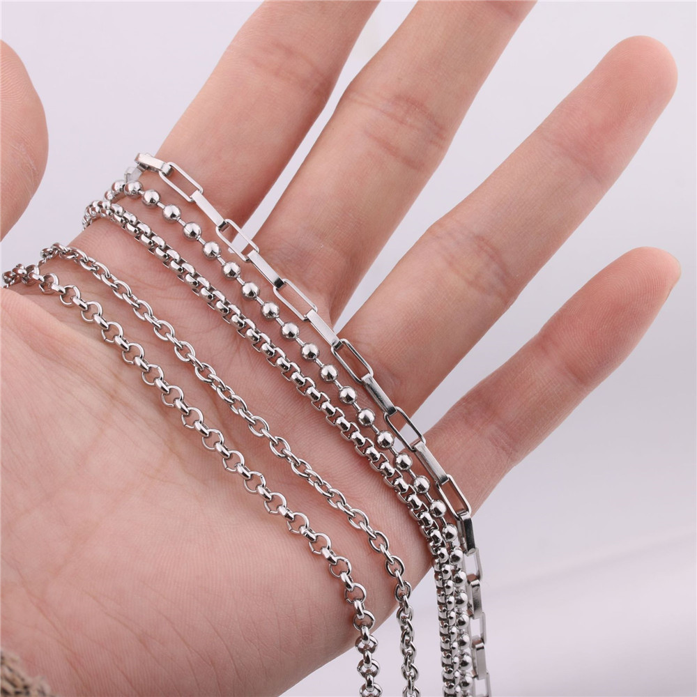 Chain glassess dây đeo gọng kính kim loại phụ kiện unisex cá tính