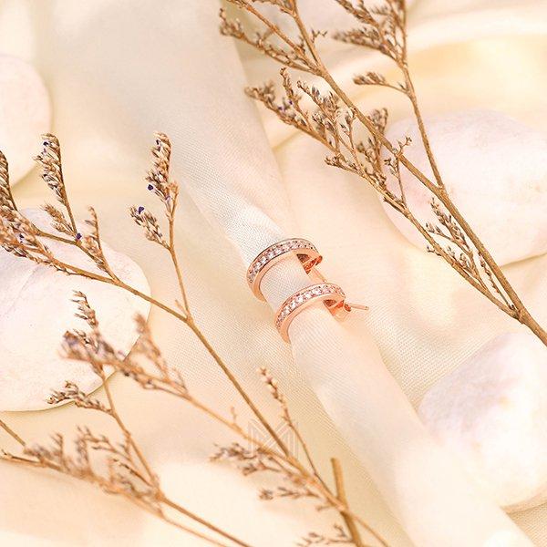 Bông tai Bạc 925 đính đá CZ Swarovski Made For The Night Millenne Paris MLER1253