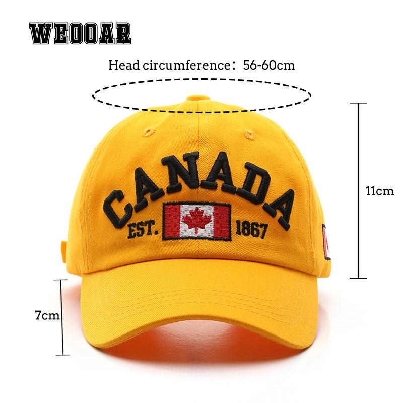 Weooar canada Xóa xương Mũ bóng chày nam cho phụ nữ mũ Snapback 2022 Cotton Golf Trucker Mũ Hip Hop Mũ MZ140 Color: Army Green Size: 55-60cm