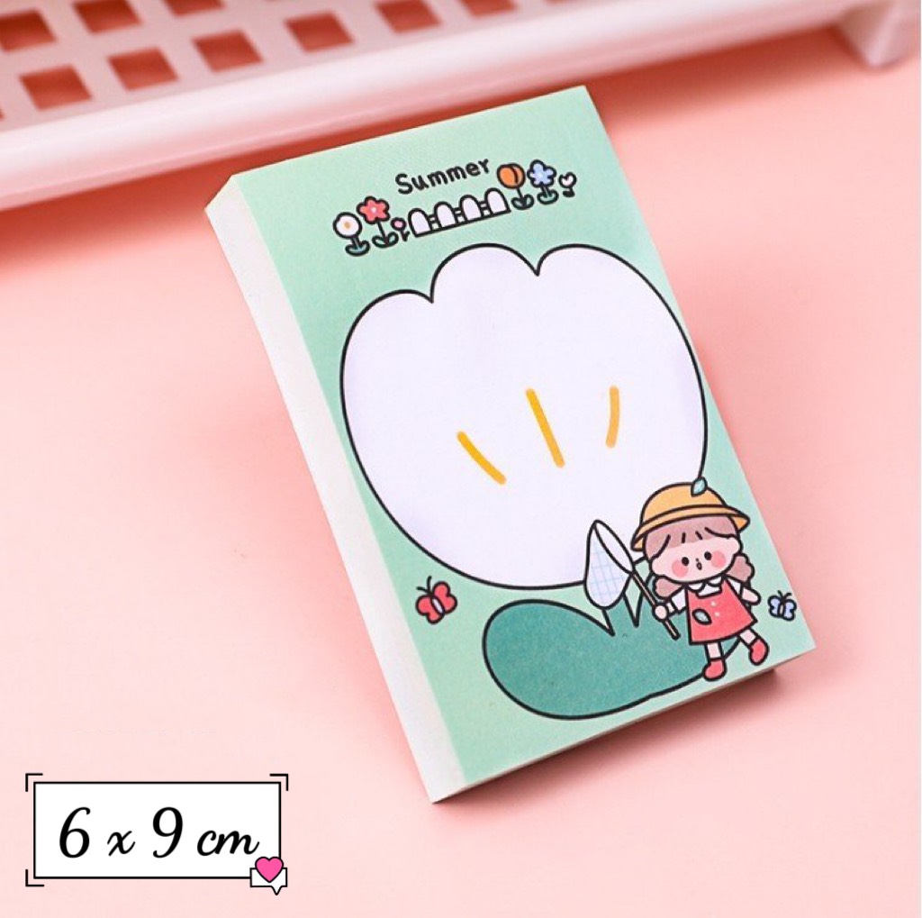 Giấy nhớ note ghi chú kế hoạch 80 tờ cute dễ thương làm đồ dùng học tập, quà tặng nhỏ xinh ý nghĩa