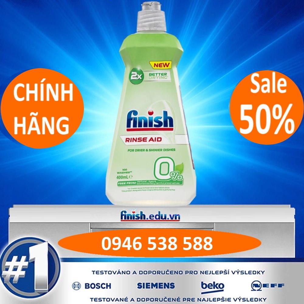 Nước làm bóng Finish Eco 0% 400ml chính hãng