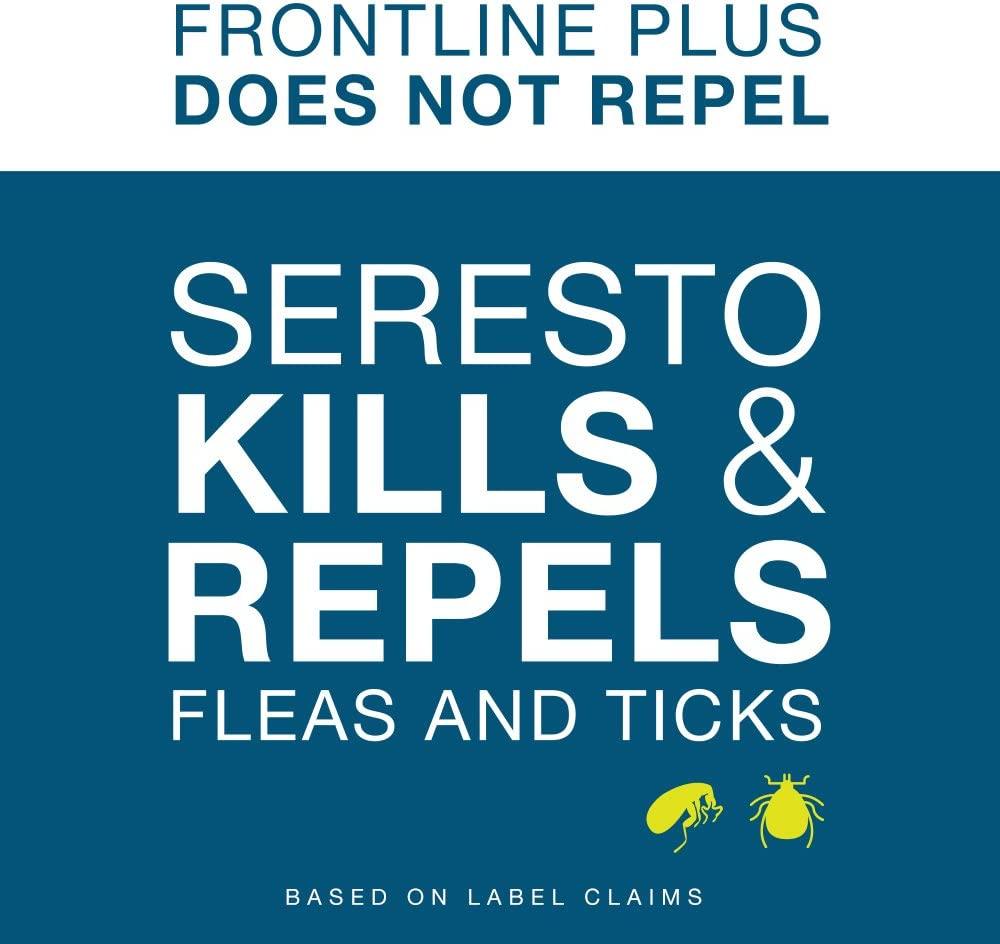 2 bộ cổ áo chống bọ chét và sủa cho chó Seresto 8 tháng cổ áo chống bọ chét cho chó lớn hơn 8 kg