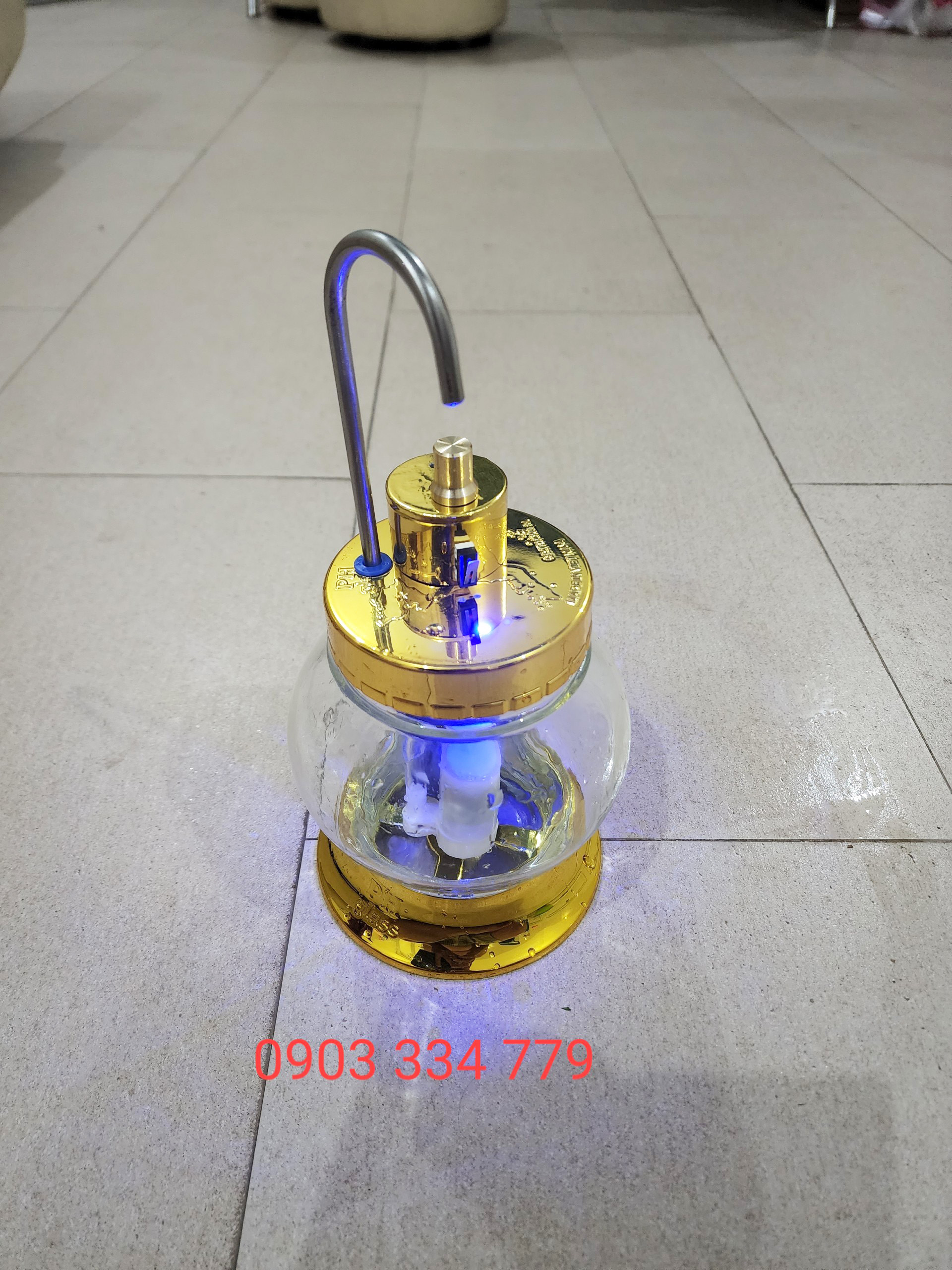 Bình rót ru.o.u điện tử thủy tinh 0.9 lit 4.0