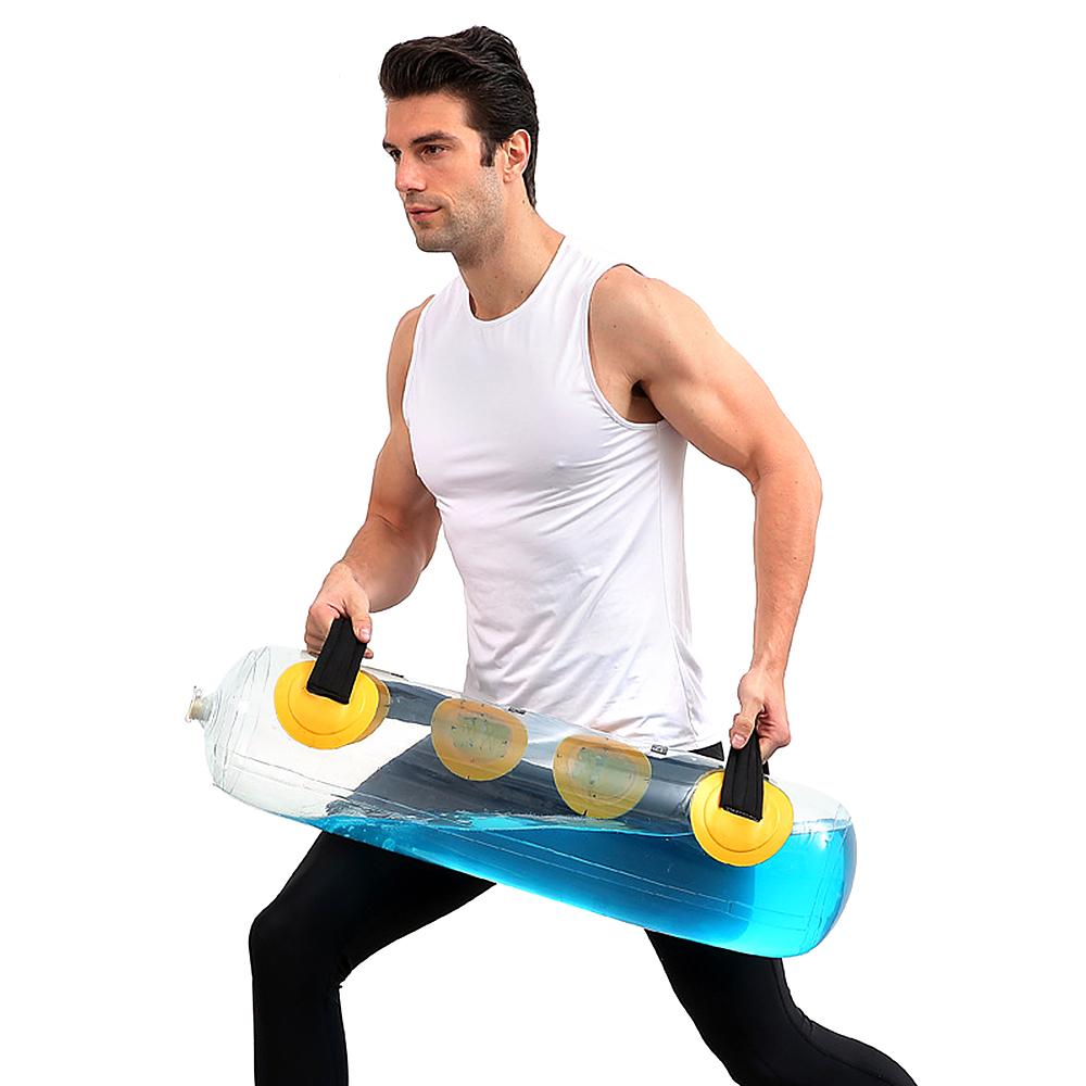 Water Weight Bag with Air Pump Liquid Paint for Home Gym Fitness Training