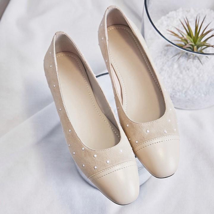 Giày búp bê nữ da bò 20550