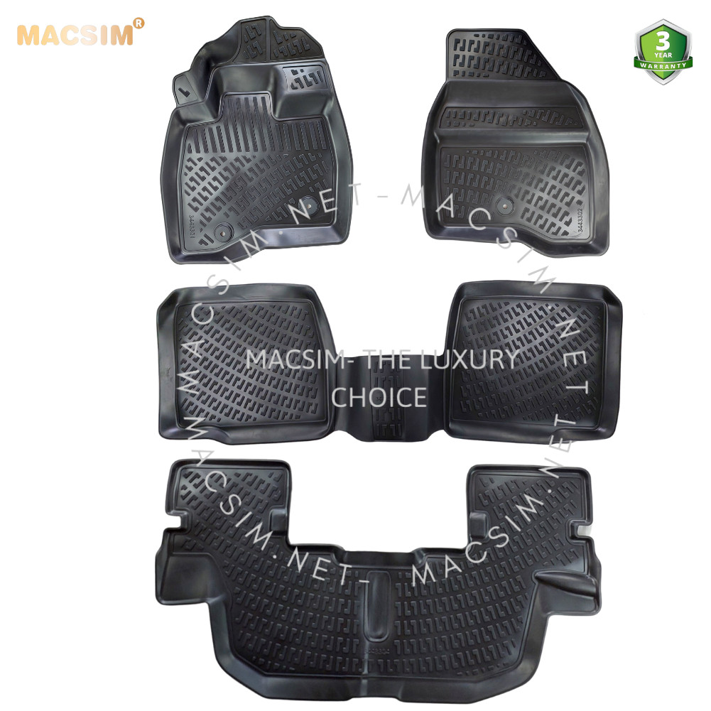 Thảm lót sàn ô tô nhựa TPU Silicon Ford Explorer 2011- 2019 Nhãn hiệu Macsim