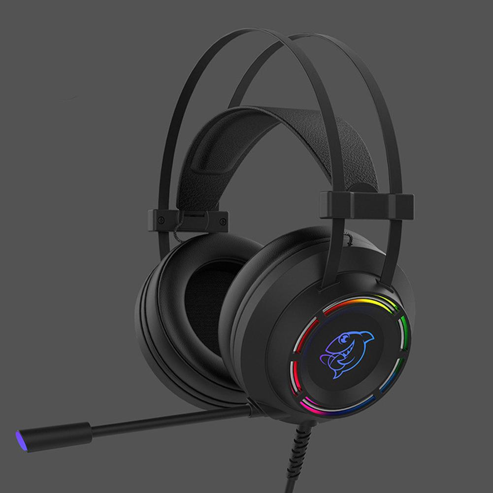 CHANNEL Tai Nghe Gaming Chụp Tai Có Dây Usb 7.1 Kèm Mic Chất Lượng Cao