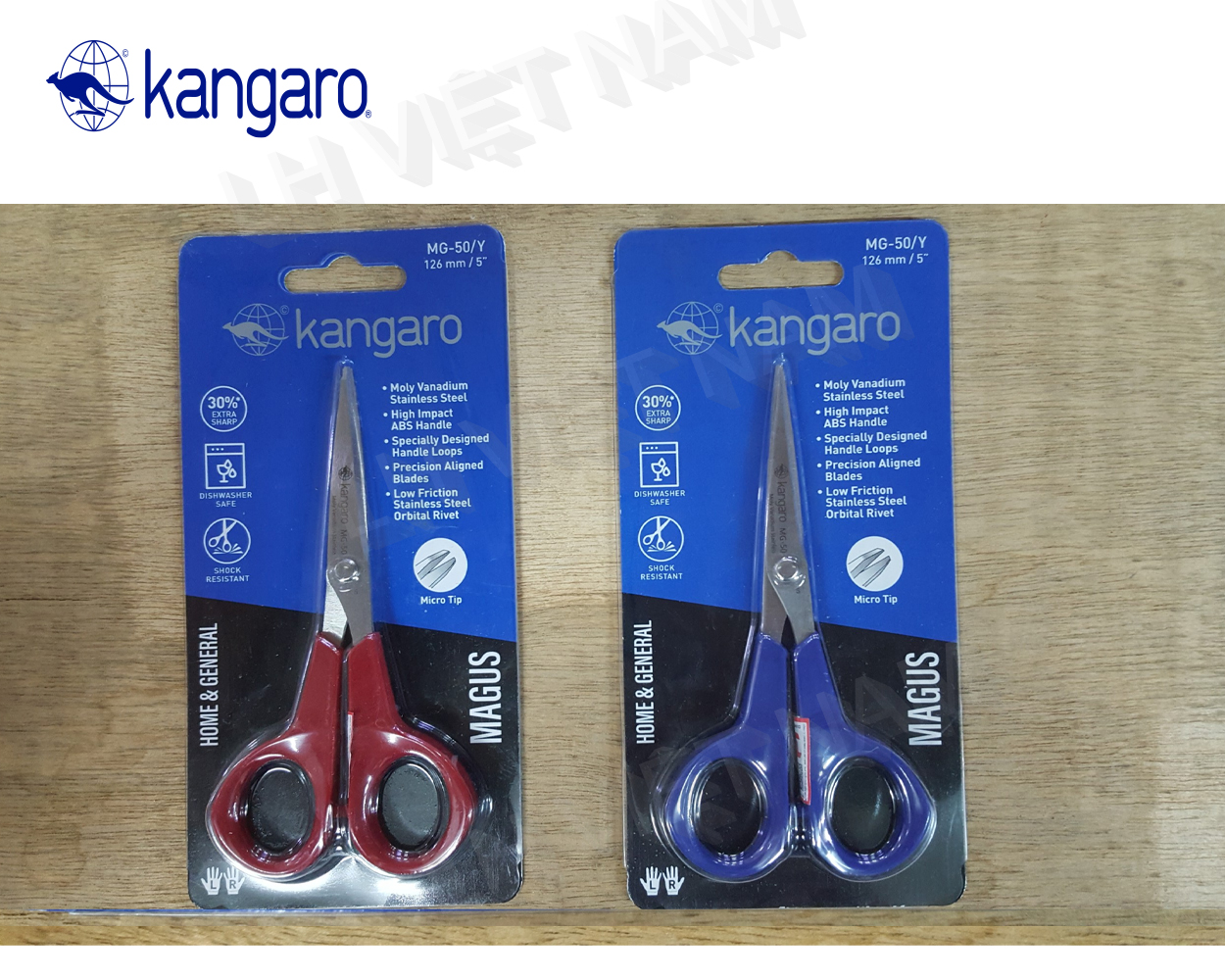 Kéo cắt giấy Kangaro MG -50/Y