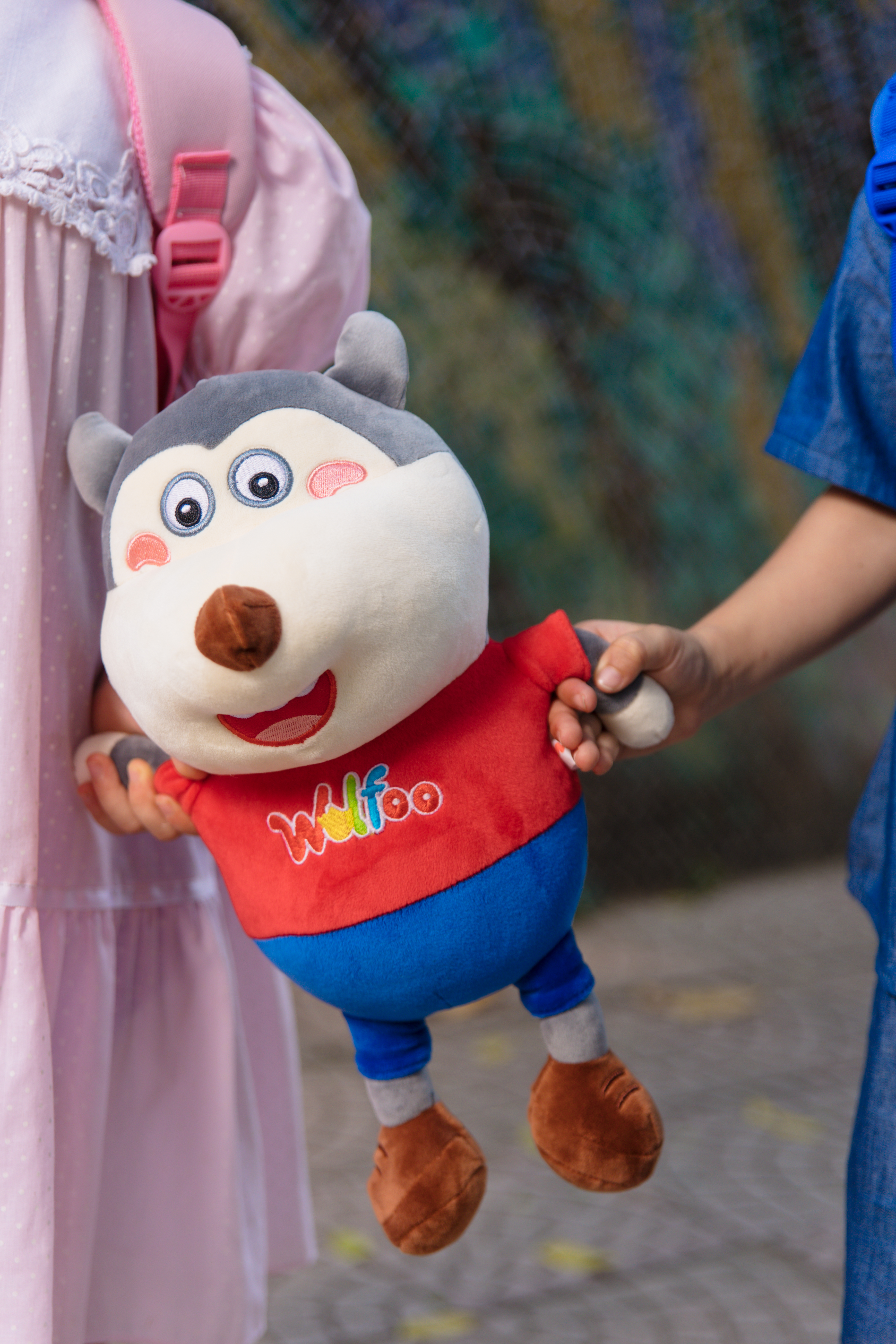 Gấu Bông Wolfoo Siêu Mềm Mịn An Toàn Cho Bé Mầm Non Chính Hãng