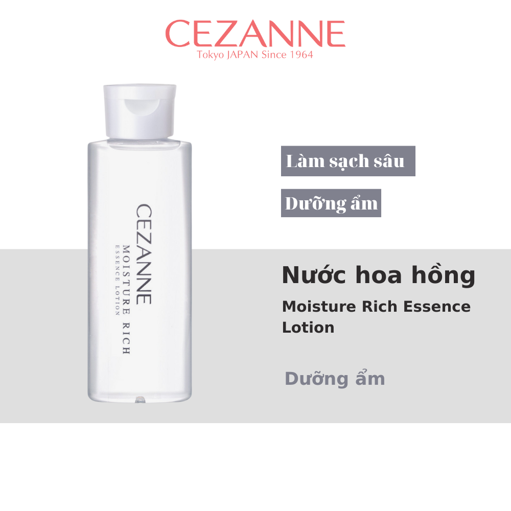 Nước Hoa Hồng Dưỡng Ẩm Moisture Rich Essence Lotion Cezanne