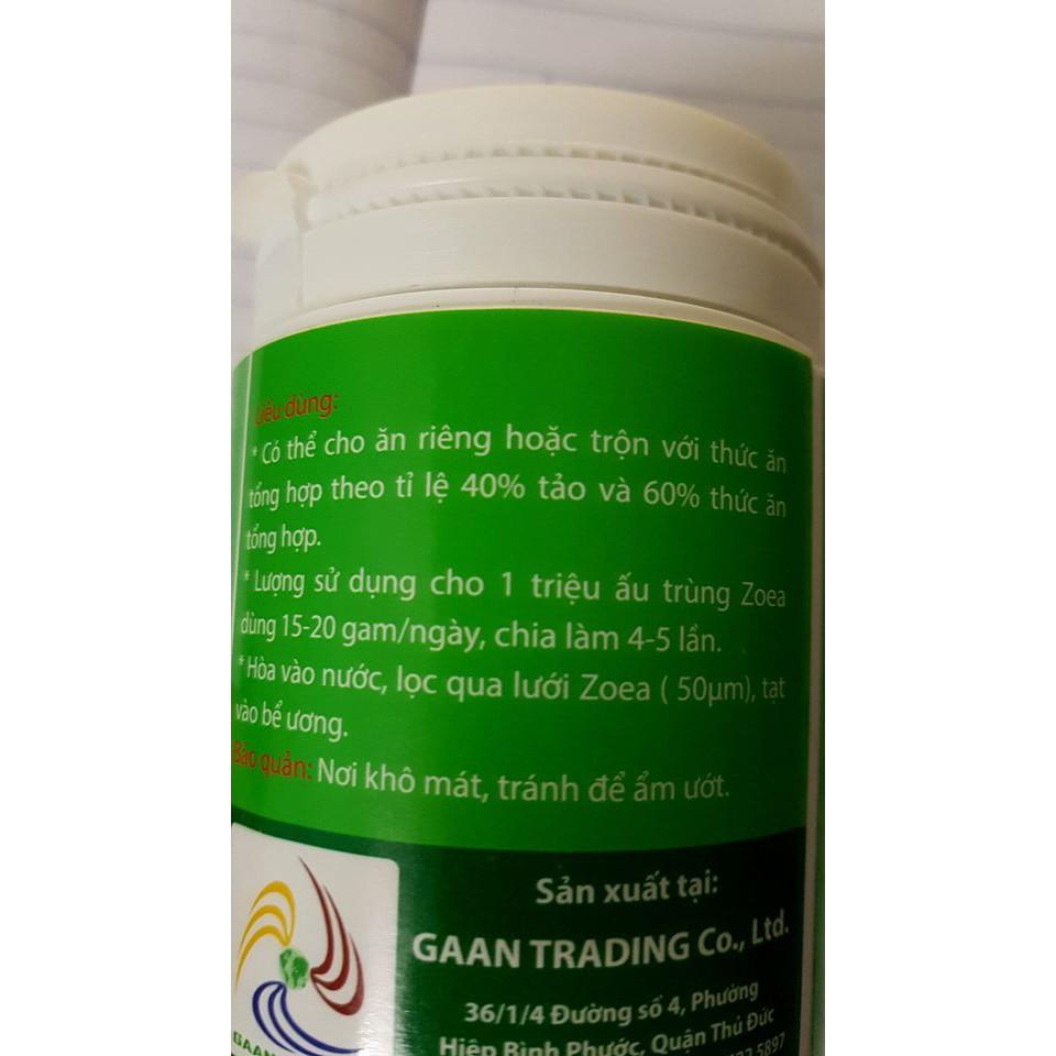 Tảo Xanh Spirulina Bột Trộn Thức Ăn Cho Cá Hộp Nguyên 100G