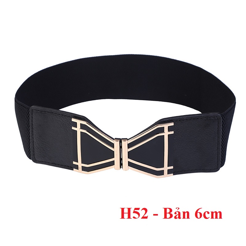 Đai váy - nịt đầm Nơ vuông Bản 6cm H52