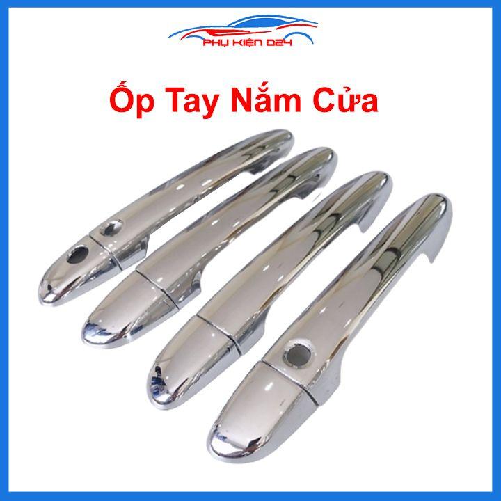 Ốp tay hõm vân cacbon/mạ crom/titan Mazda 3 2015-2016-2017-2018-2019 sáng bóng chống trầy bảo vệ cửa xe ô tô