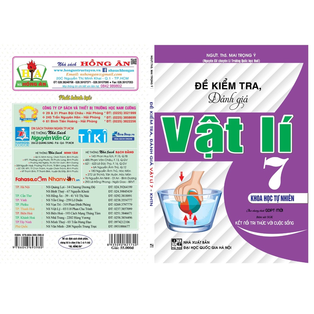 Sách - Đề Kiểm Tra, Đánh Giá Vật Lí 7 Khoa Học tự Nhiên ( Bám Sát SGK Kết Nối Tri Thức Với Cuộc Sống )