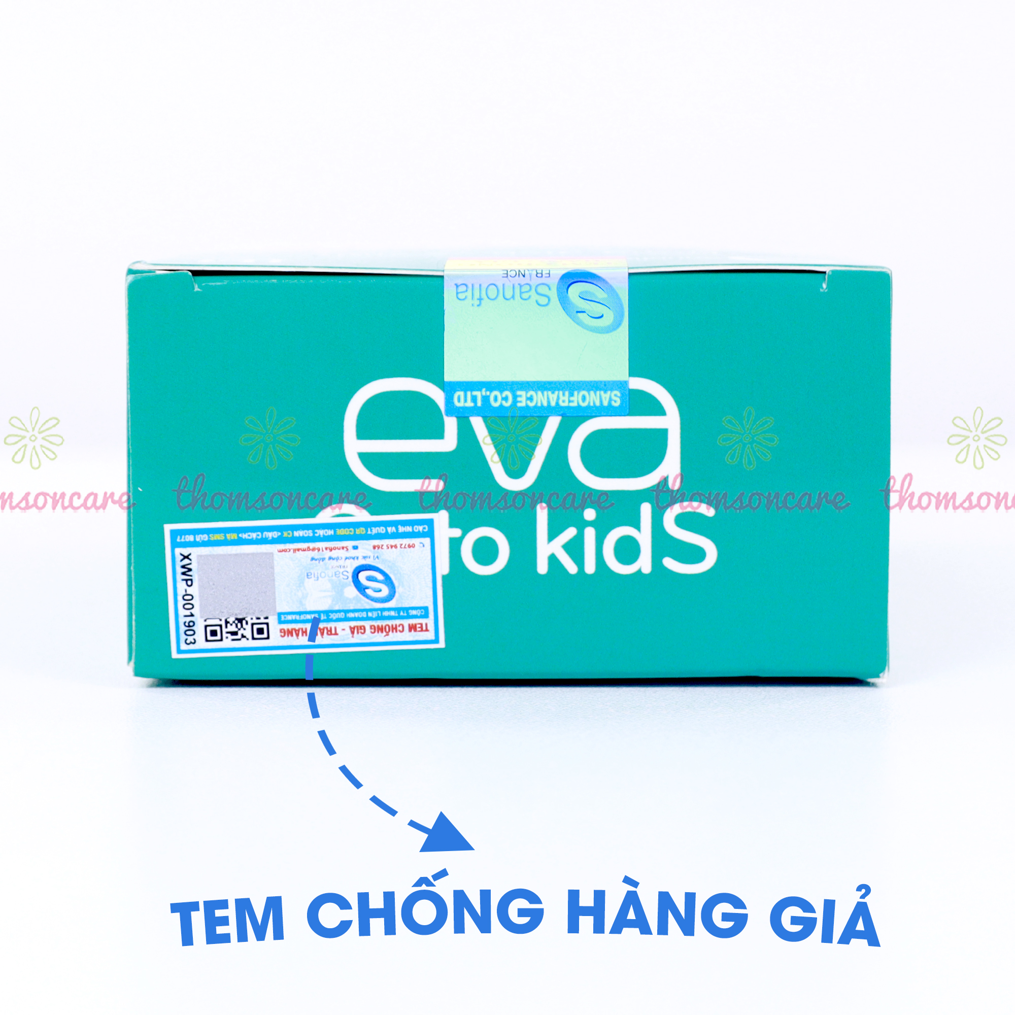 Dung dịch vệ sinh cho bé Eva Cyto Kids, giúp khử mùi, làm sạch, làm dịu mát da từ tinh chất trầu không - Chai 180ml Thomsoncare