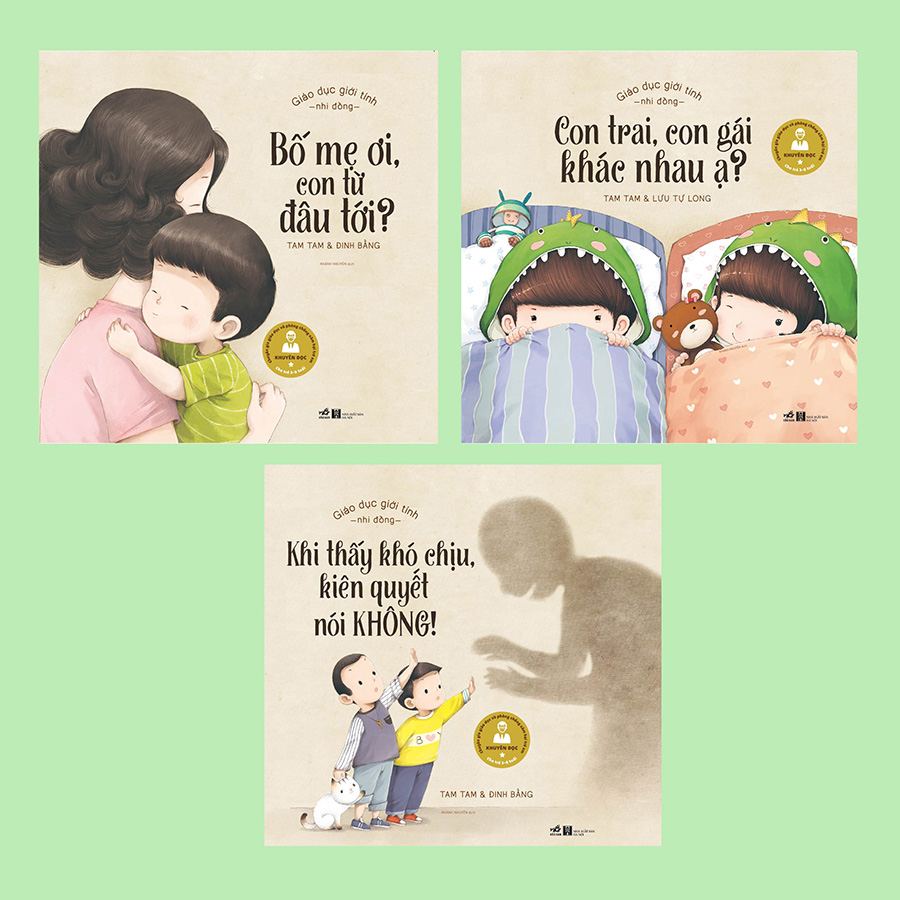 Combo giáo dục giới tính nhi đồng