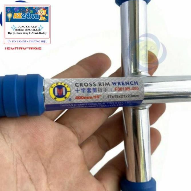 Tuýp chữ thập mở bánh xe F0010B-400 17x19x21x23mm