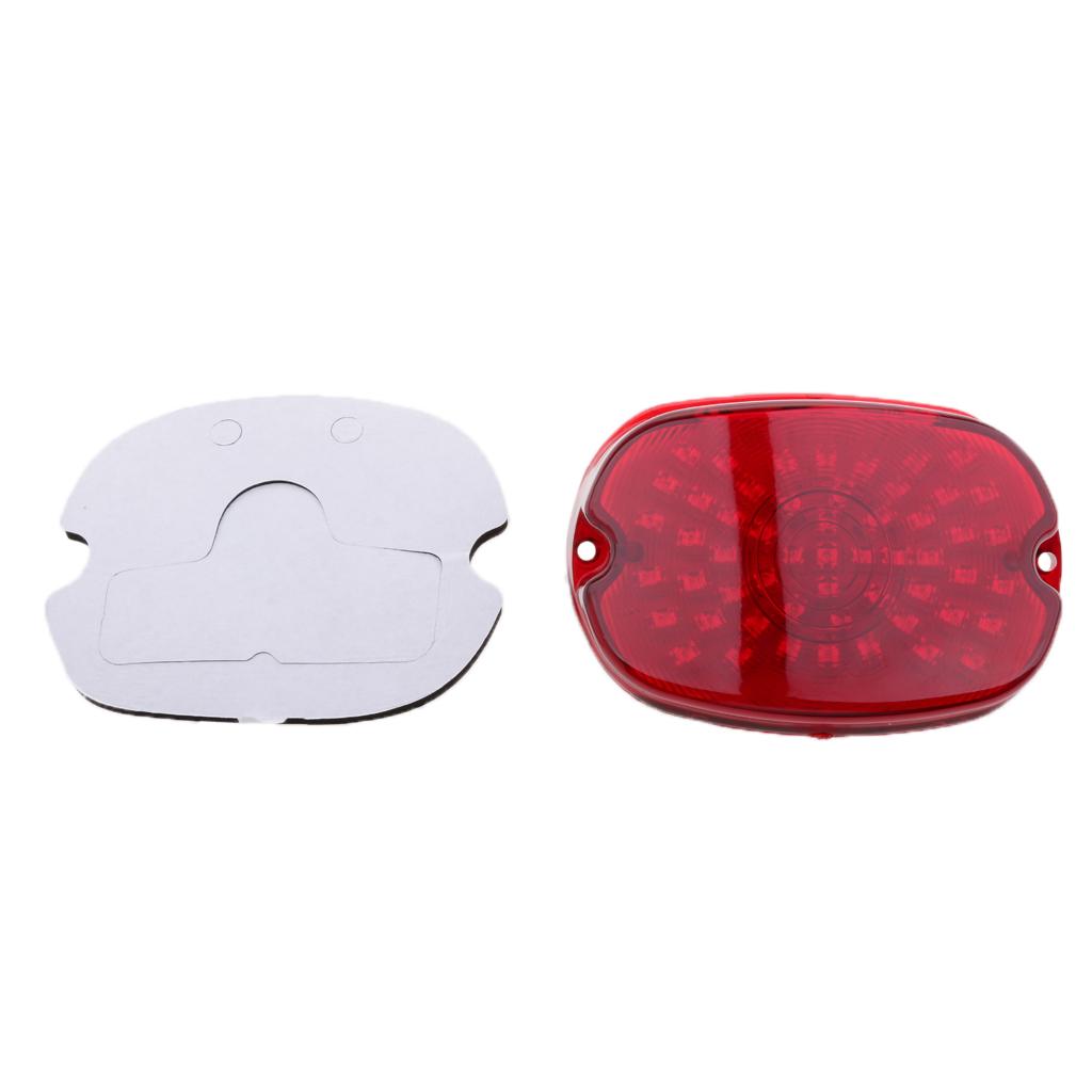 Red Motorcycle LED Turn Signal Tail Light For 91-10 Harley Sportster Softail