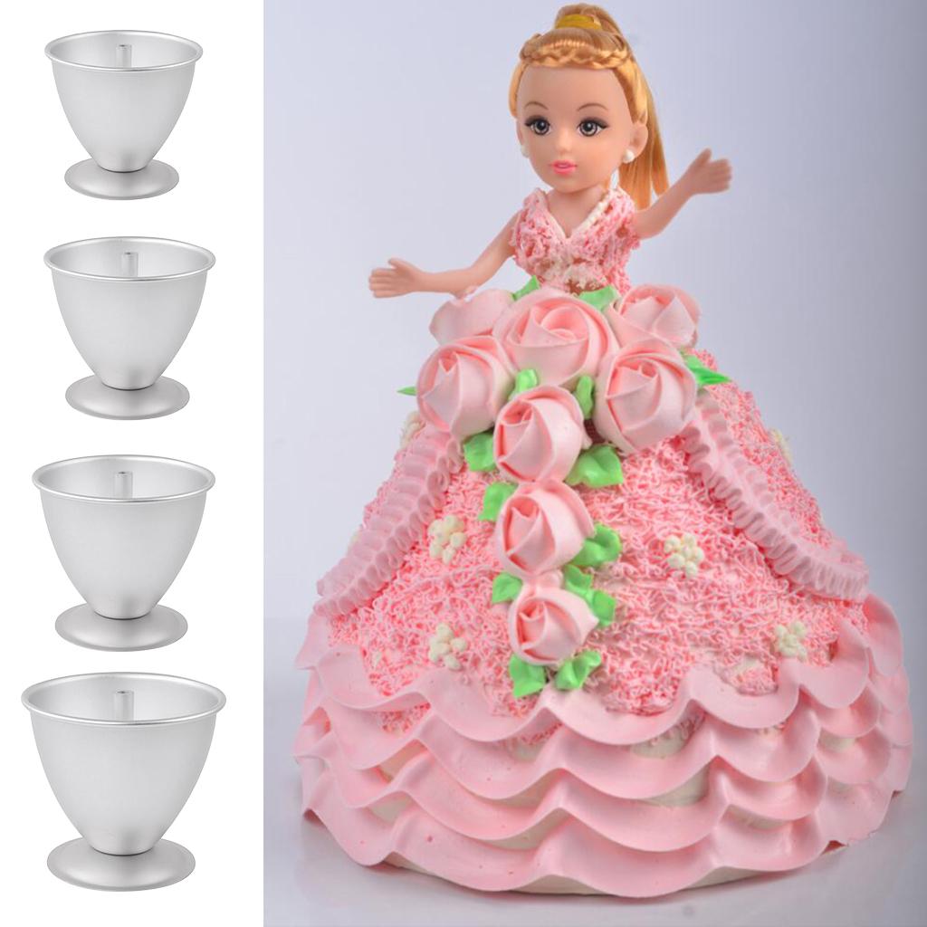Princess Skirt Cake Molds Cooking Mould Baking Tool Decoration For Mousse,Chocolate Brownie,Jelly,Ice Cream,Chiffon,Cheesecake,Fondant