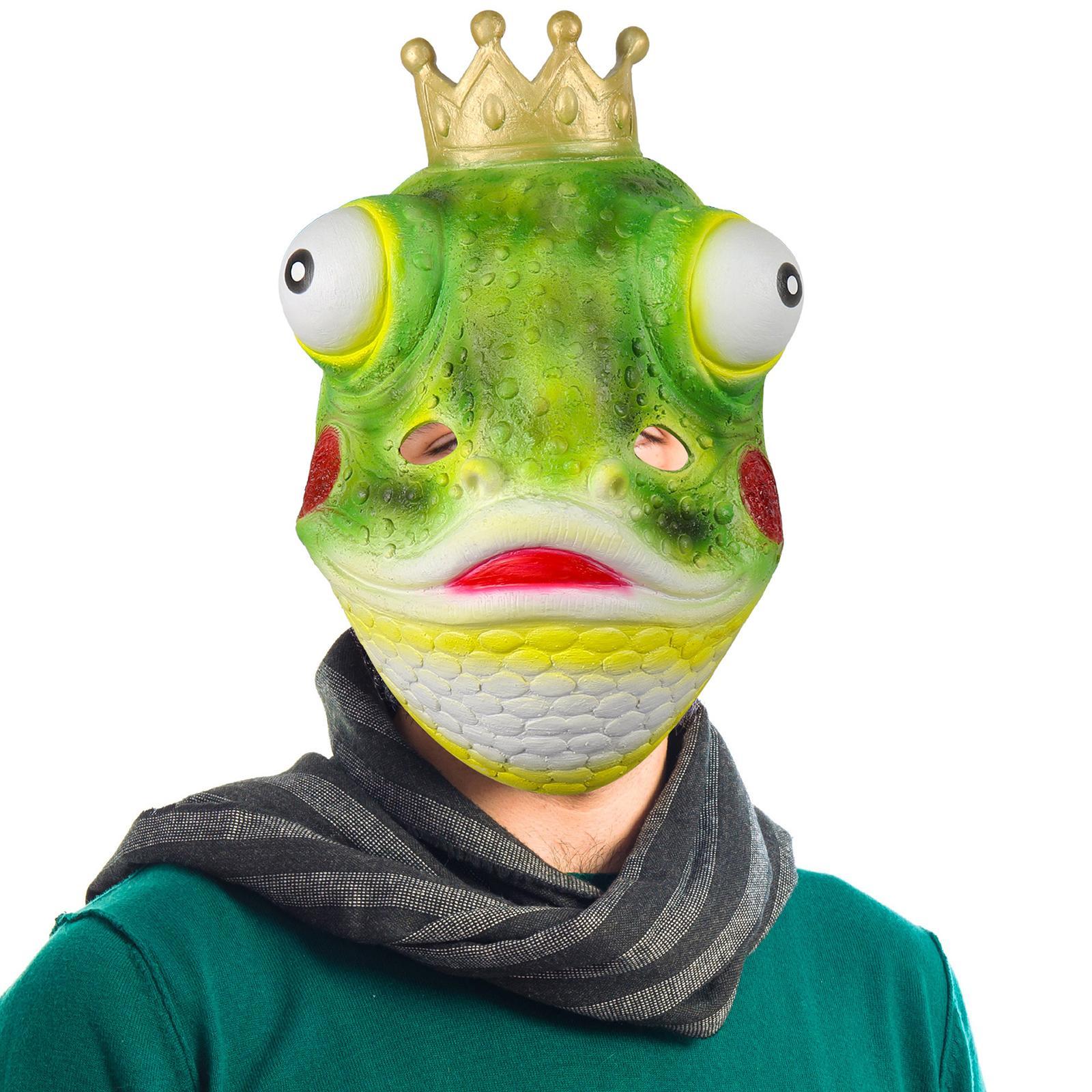 Frog Face Cover Role Play Adults Costume Accessories Animal