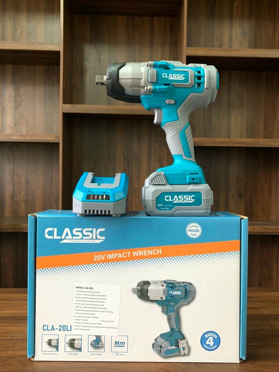 MÁY SIẾT BU LÔNG DÙNG PIN 20V CLASSIC CLA-20LI - HÀNG CHÍNH HÃNG