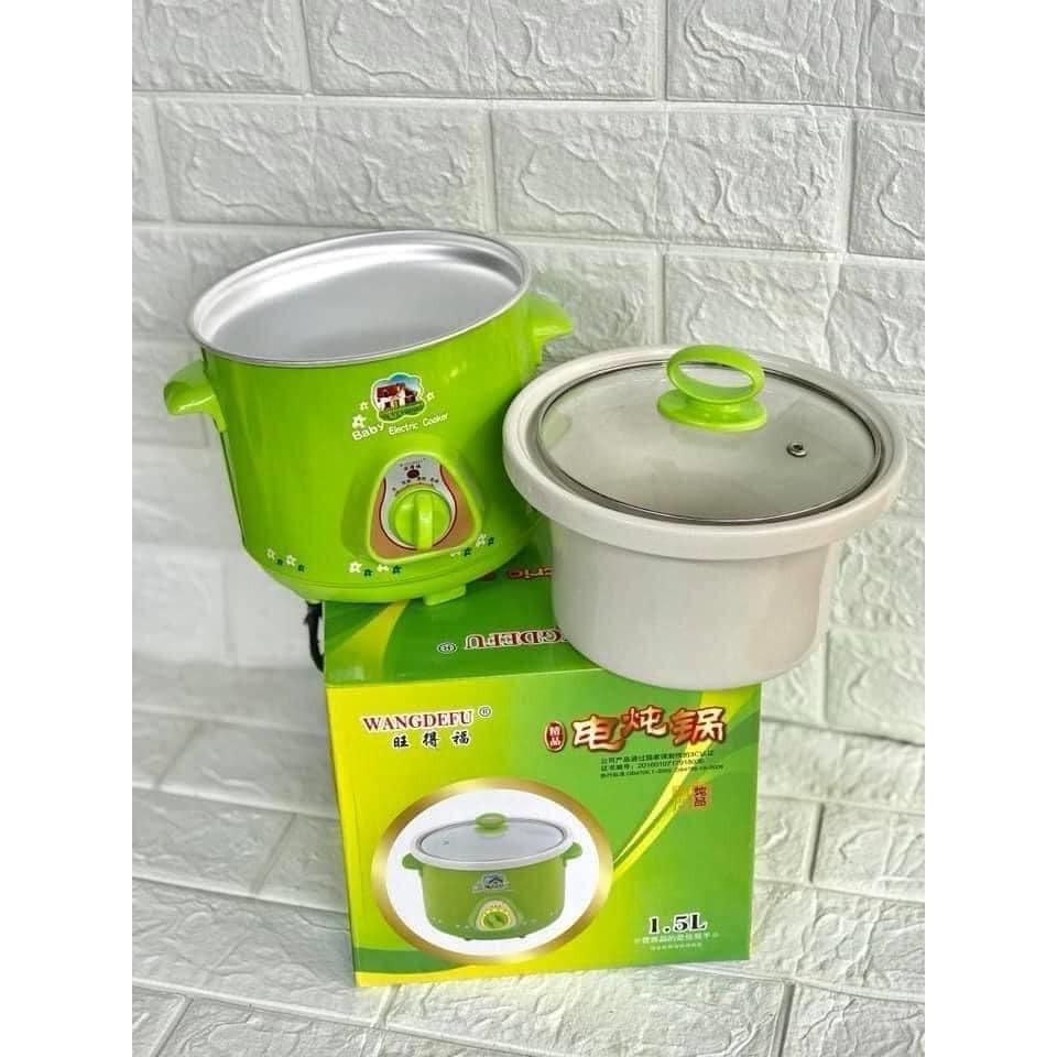 Nồi Hầm Cháo Chậm Modosa Loại 1.5L - Hàng Chính Hãng