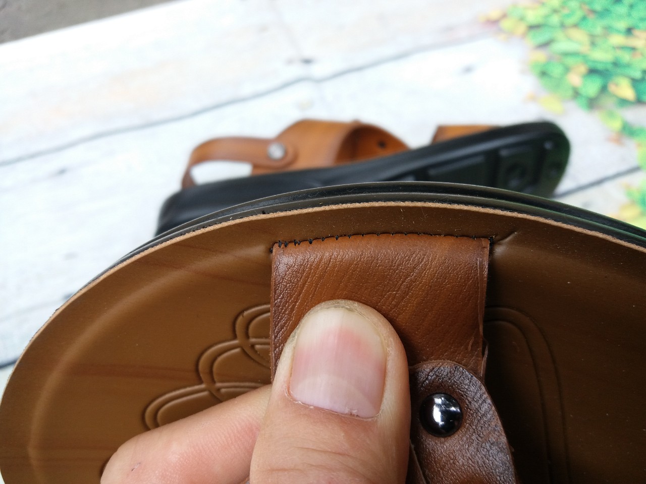 Giày dép sandals nam da bò sang trọng
