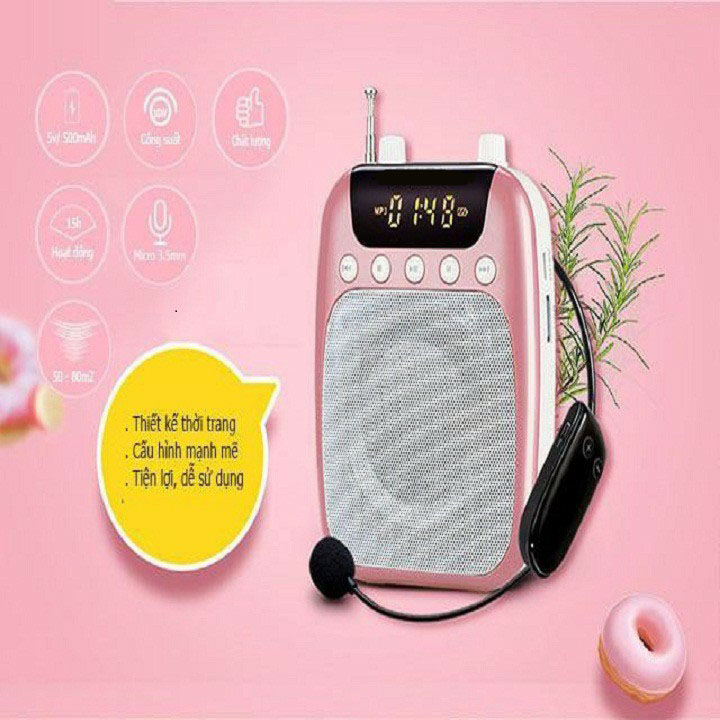 Máy trợ giảng mico không dây FM S358-FM