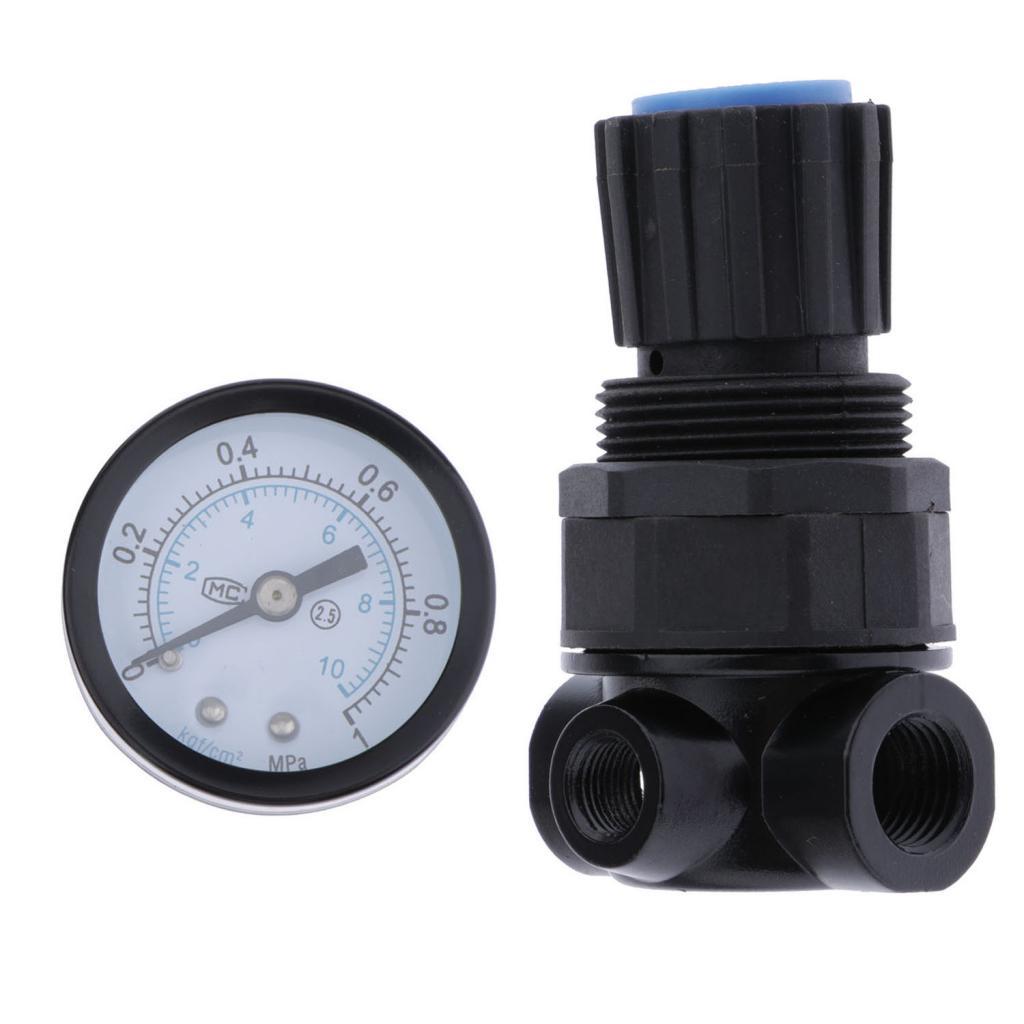 NR200 Khí Van Áp suất Máy Nén có Đồng Hồ Áp Suất 1/4