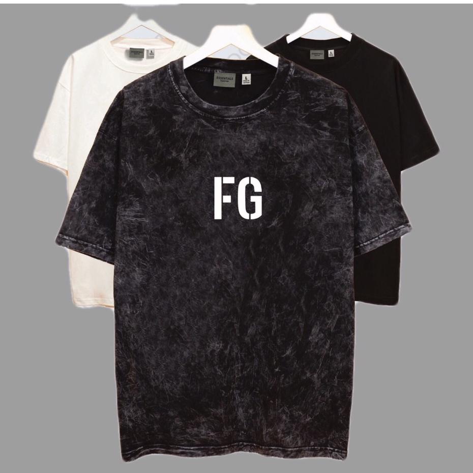 Áo thun loang FG tay lỡ nam nữ chất liệu 100% cotton mát mẻ phối dáng unisex