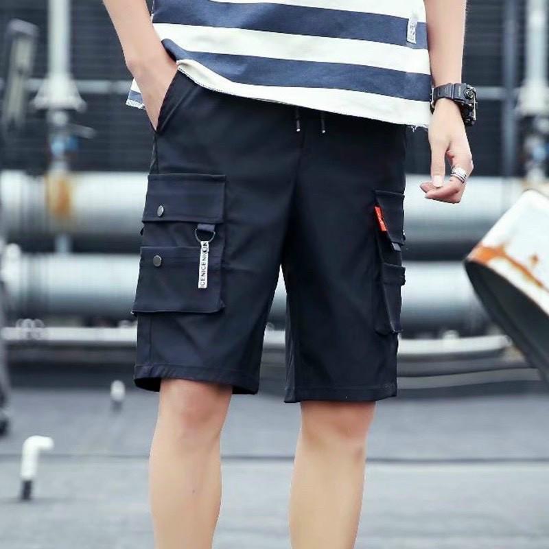 Quần short hộp dây chữ