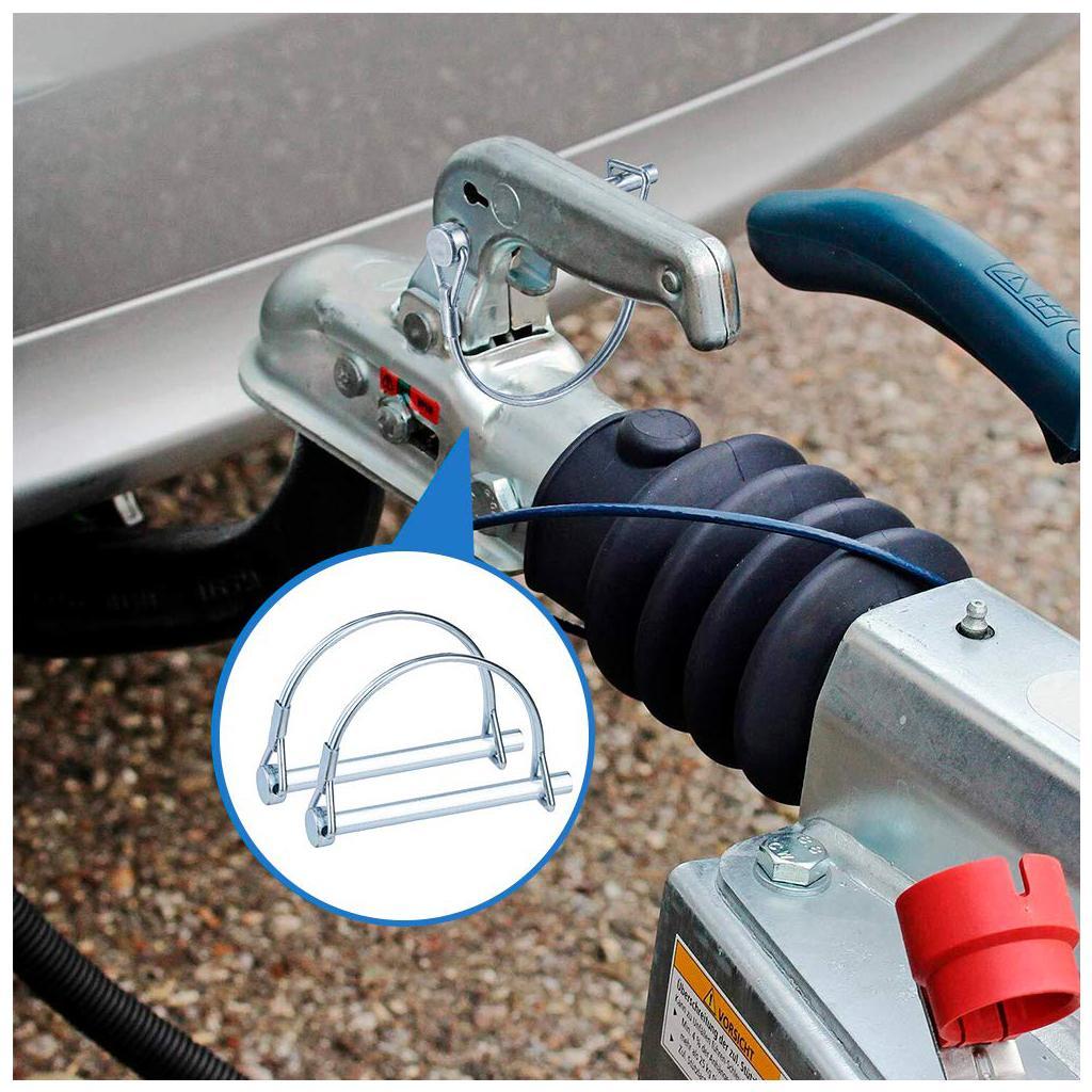 4x 316 Stainless Steel Round Arch Locking Lock Pin For Marine Trailers