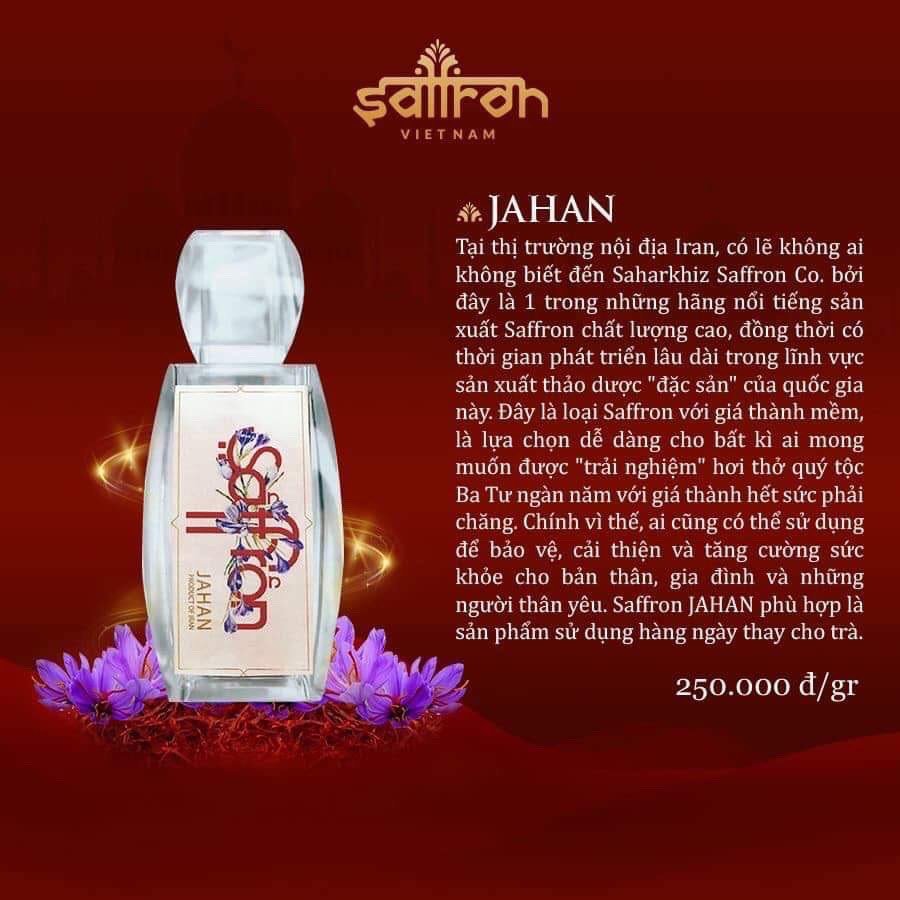 Nhụy Hoa Nghệ Tây SAFFRON JAHAN 1Gram