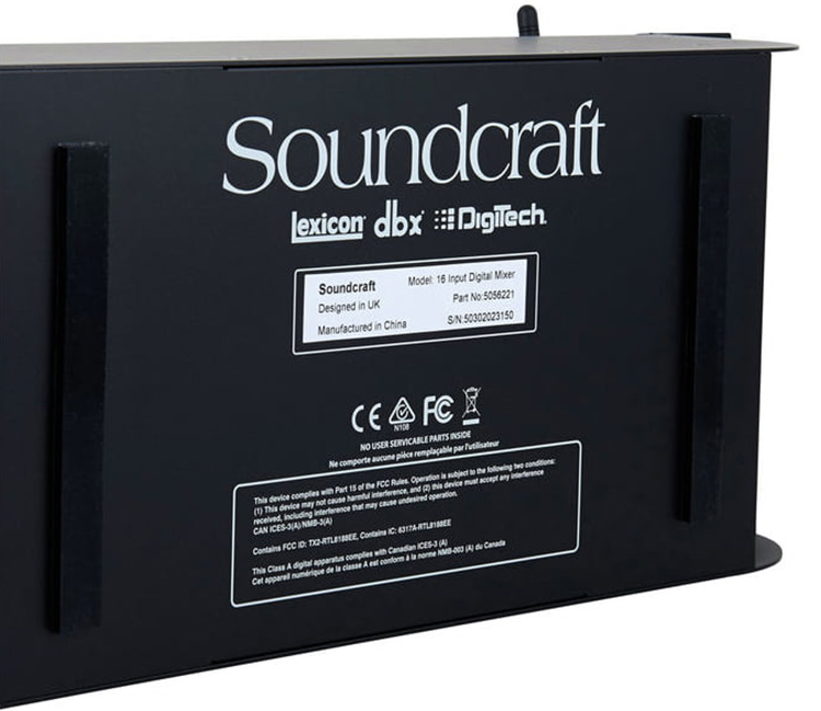 Bộ Trộn Âm Thanh Soundcraft UI16 Digital - Hàng Chính Hãng