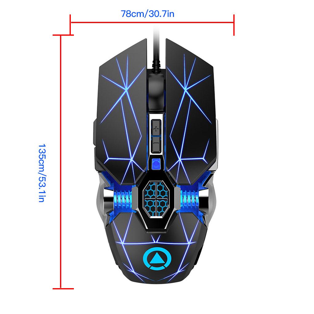 Nút Bấm Nhạy Chuột Chơi Game Mờ Chống Trượt Chuột Máy Tính Backlit Laptop Phụ Kiện