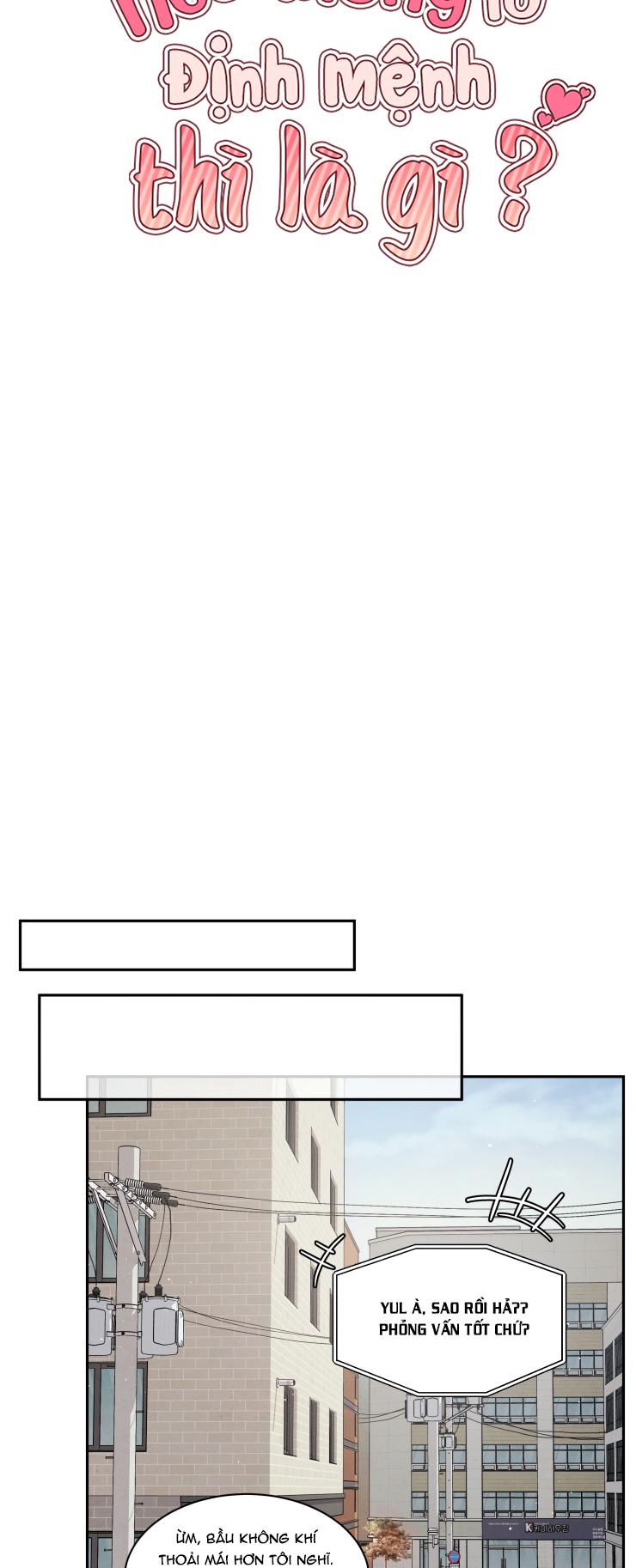 nếu không là định mệnh thì là gì? chapter 1 14