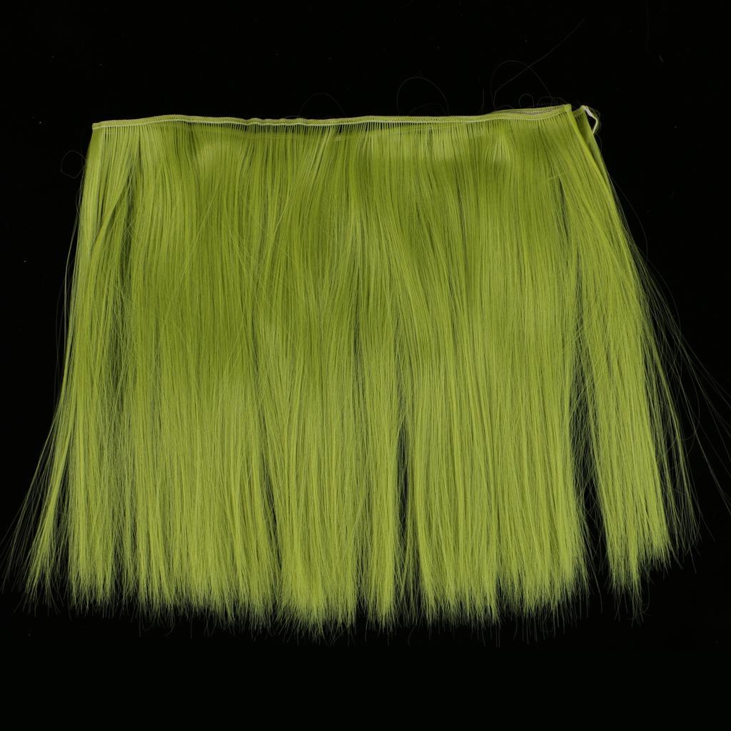 2 Pieces Doll DIY Hair Bulk Wigs For Doll Hairpiece Making