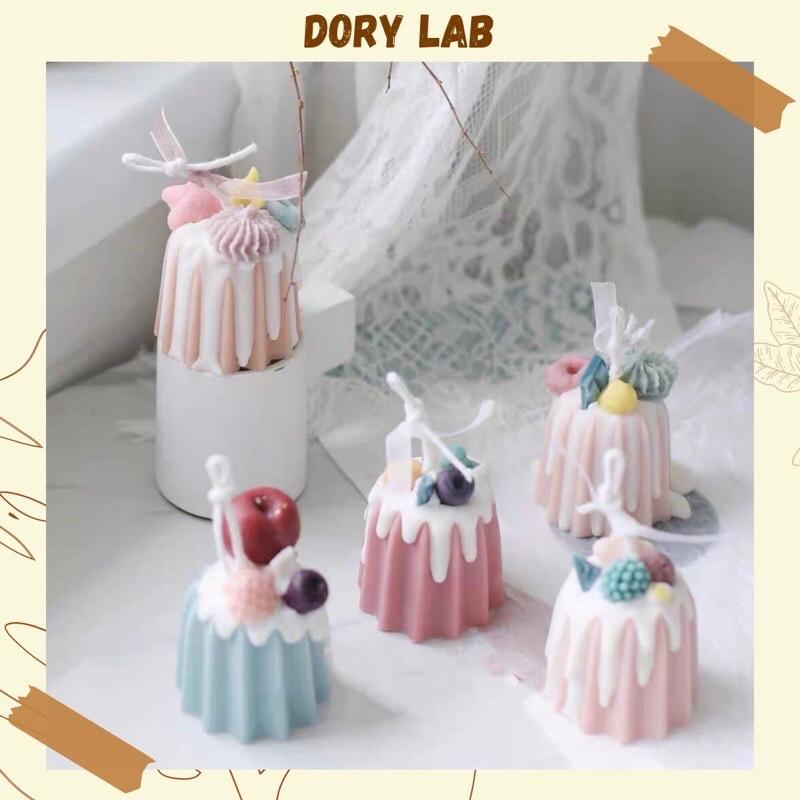 Combo Tự Làm Nến Bánh Pudding Tại Nhà Nhiều Màu Sắc - Dory Lab