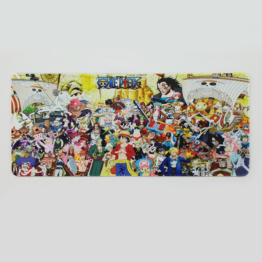 Lót chuột One Piece nhiều nhân vật 70x30cm