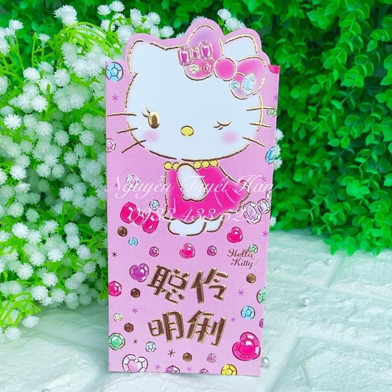 Bao lì xì mẫu kim cương Hello Kitty