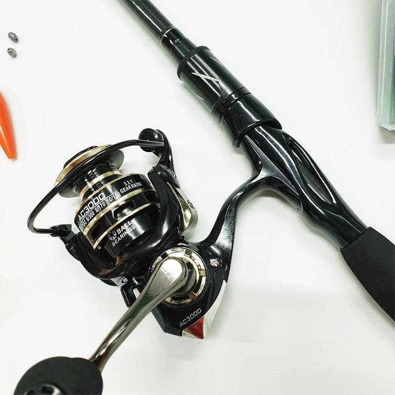 Combo cần lure máy đứng