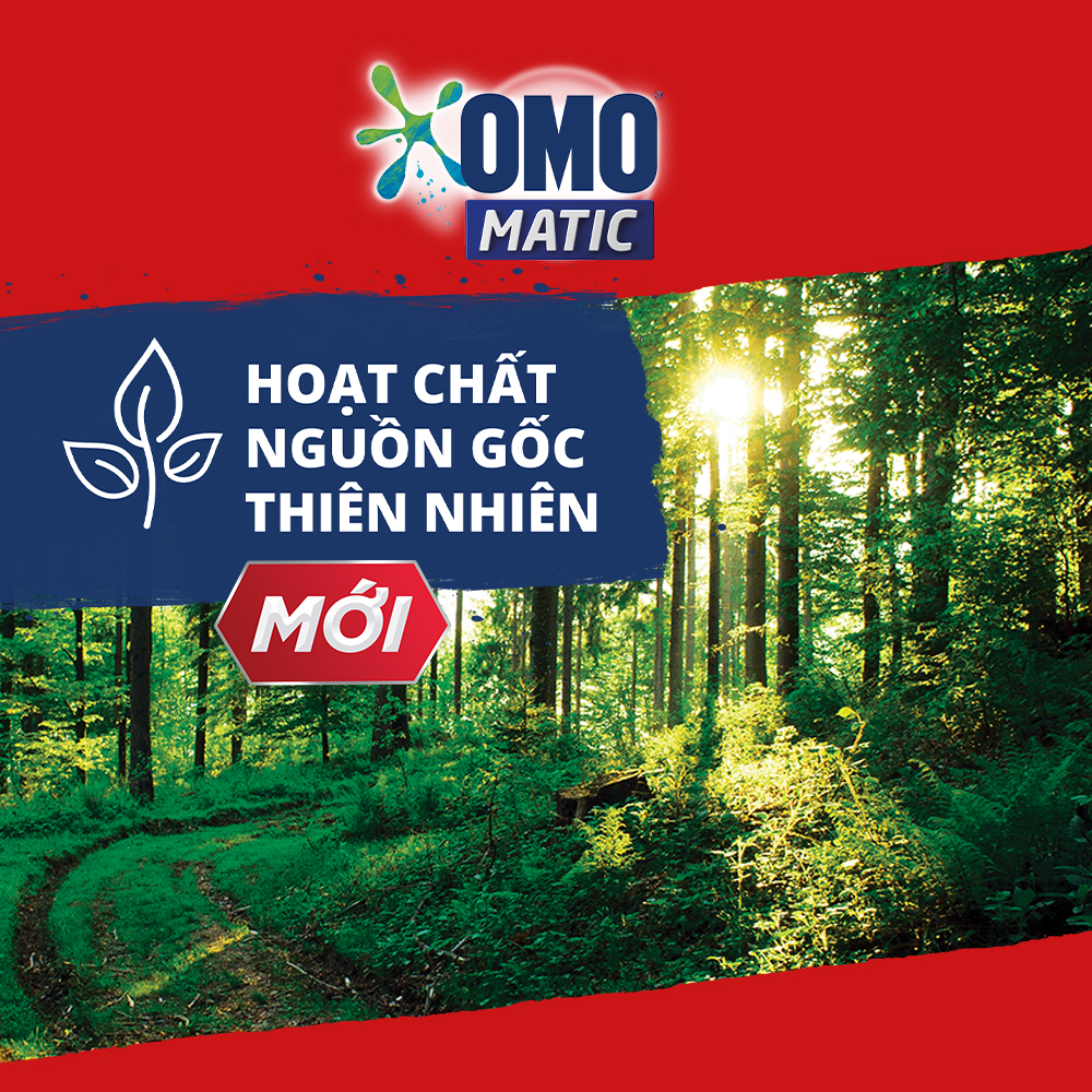 Túi Nước Giặt Omo Matic Comfort Cho Máy Giặt Cửa Trên Hương Tinh Dầu Thơm Xoáy Bay Vết Bẩn, Hương Thơm Bền Lâu 2.8Kg