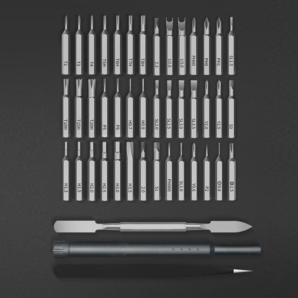 44 In 1 Accurate Screwdriver Set Glasses Repairing Tool Kit Hexagon Screwdriver Bits for Mobilephone Computers Watch Maintenance