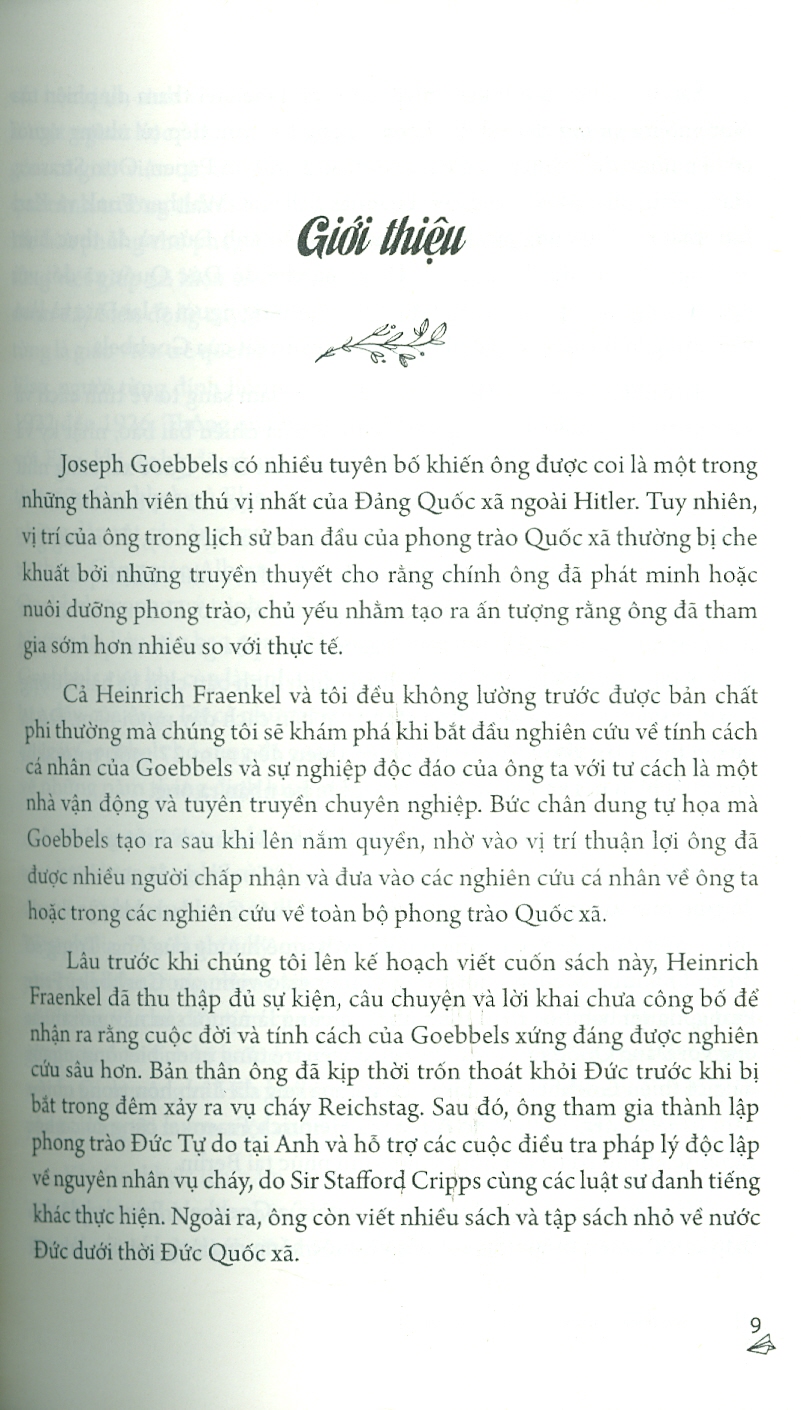 Cuộc Đời Và Cái Chết Của Tiến Sĩ Goebbels