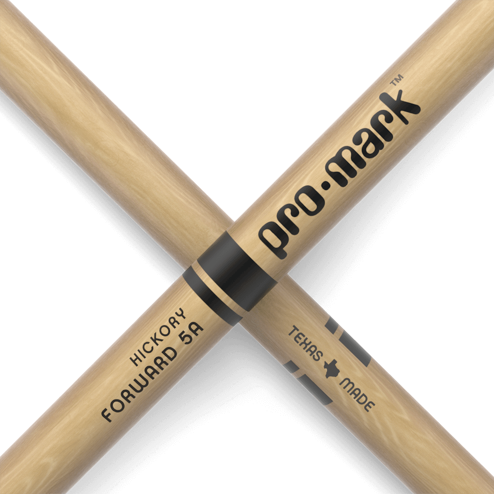 Bộ dùi trống cao cấp/ Drumsticks - D'Addario ProMark Classic Forward 5A (TX5AW) - Lacquered Hickory/ Gỗ Hồ Đào sơn mài, Oval Wood Tip/ Đầu dùi hình bầu dục - Hàng chính hãng 