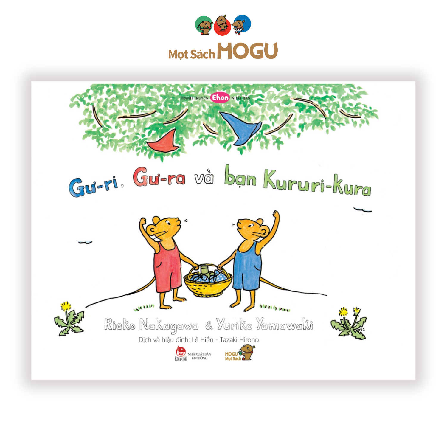 Ehon - Phát triển quan sát - Combo "Gư- ri , Gư- ra du ký" - cho bé 3-6 tuổi