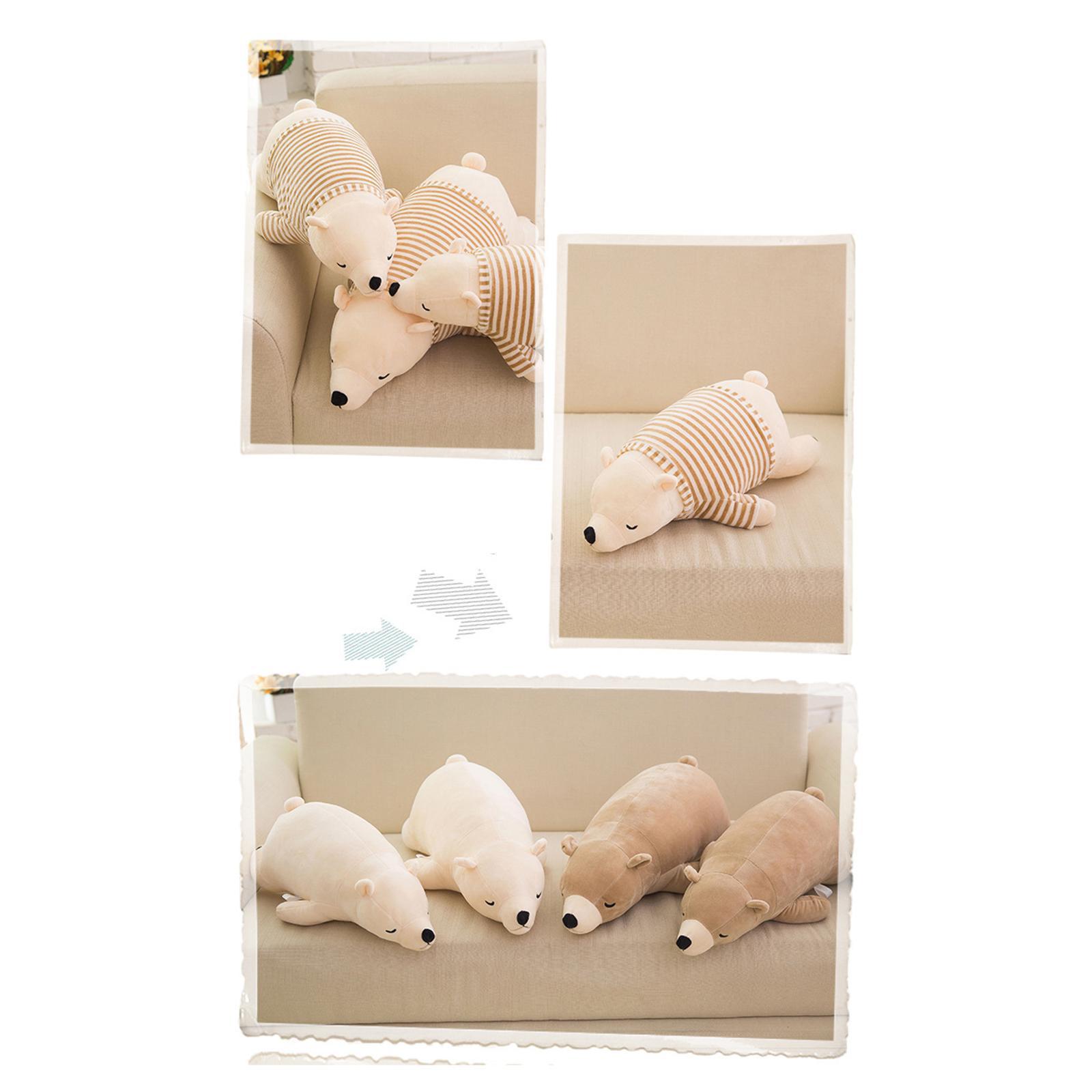 Soft Sleeping Bear Plush Doll Pillow Cartoon for Children Birthday Christmas
