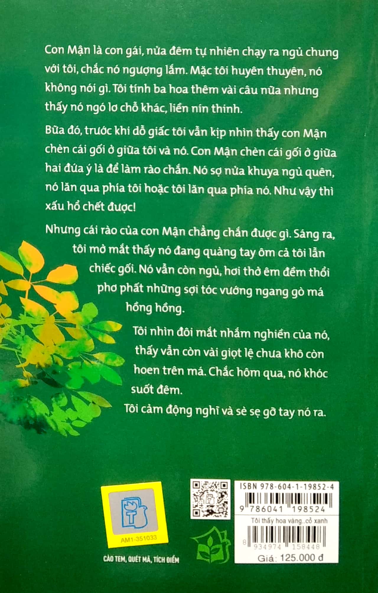 Sách Tôi Thấy Hoa Vàng Ở Trên Cỏ Xanh - trẻ