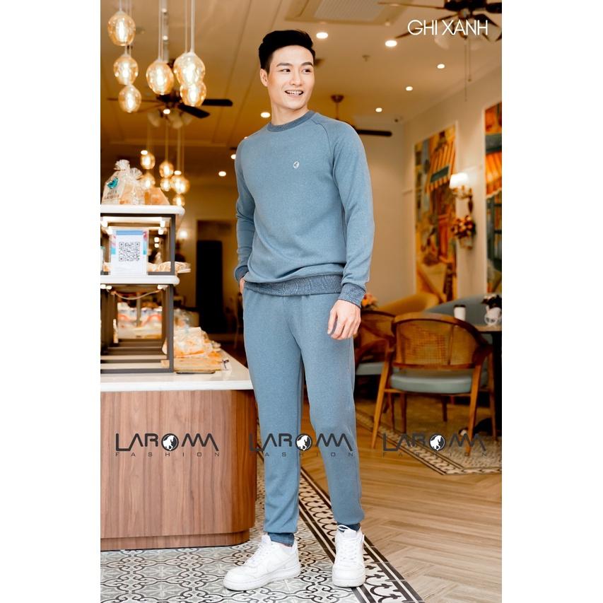 Bộ Nỉ Nam Cổ Chui Laro Co Giãn, Khử Mùi, Thơm Mát